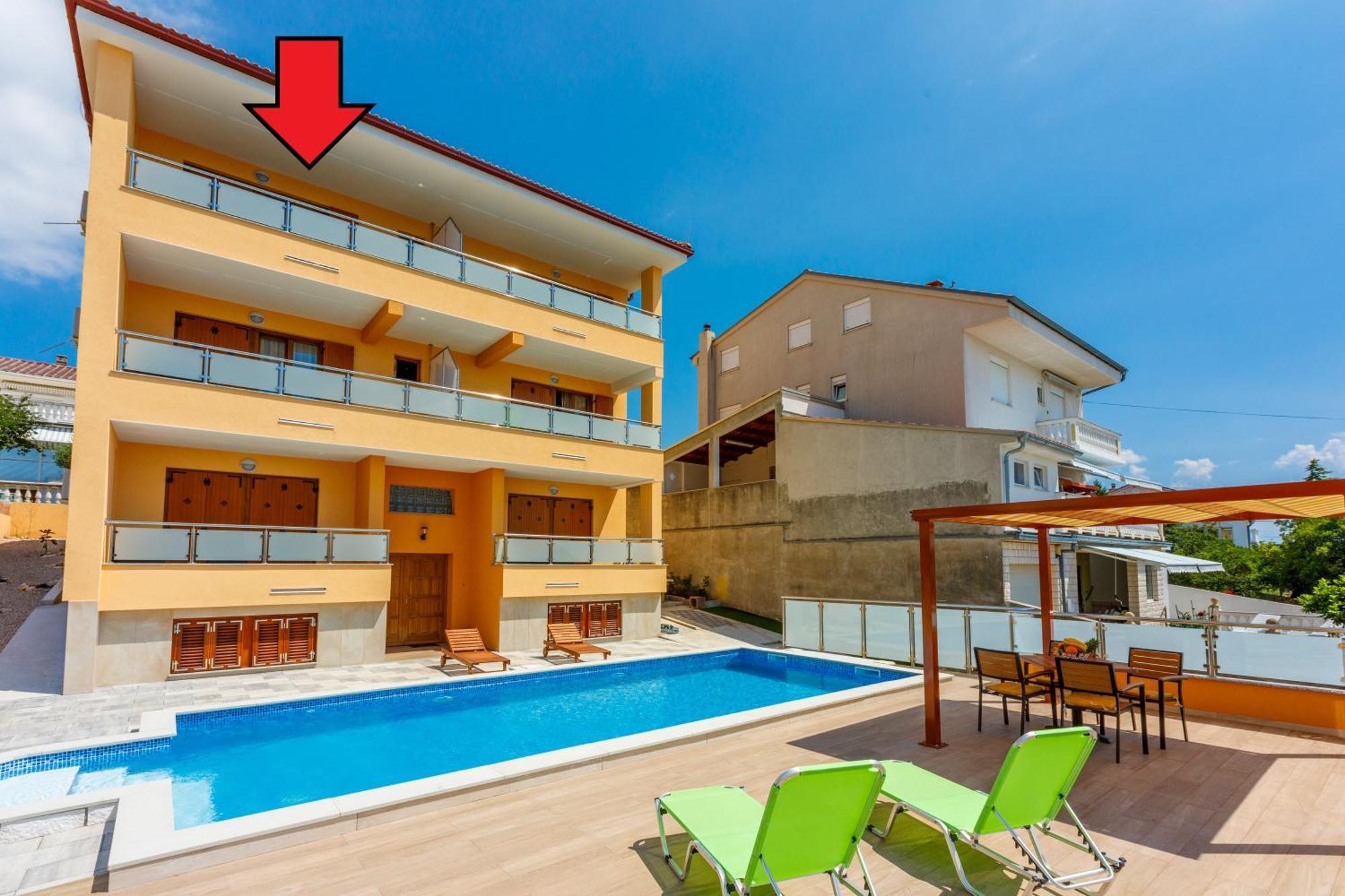Апартаменти House View Новий Винодольський Екстер'єр фото