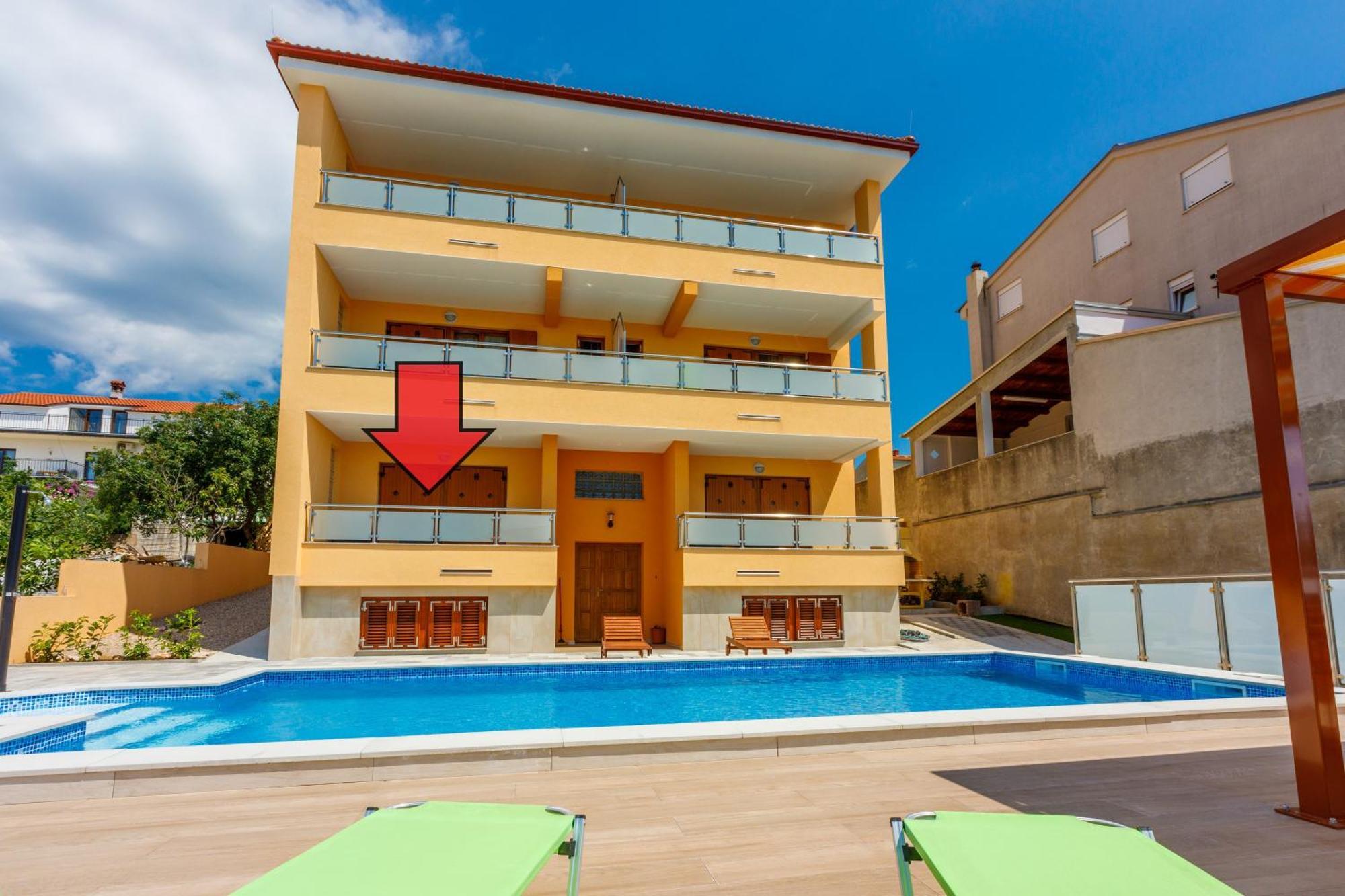Апартаменти House View Новий Винодольський Екстер'єр фото