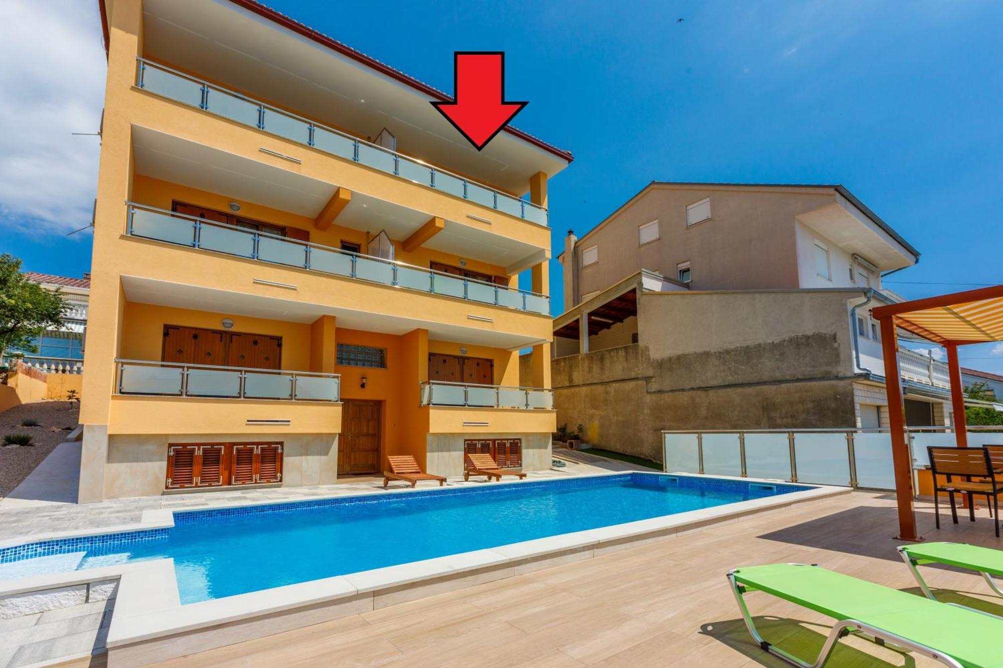 Апартаменти House View Новий Винодольський Екстер'єр фото