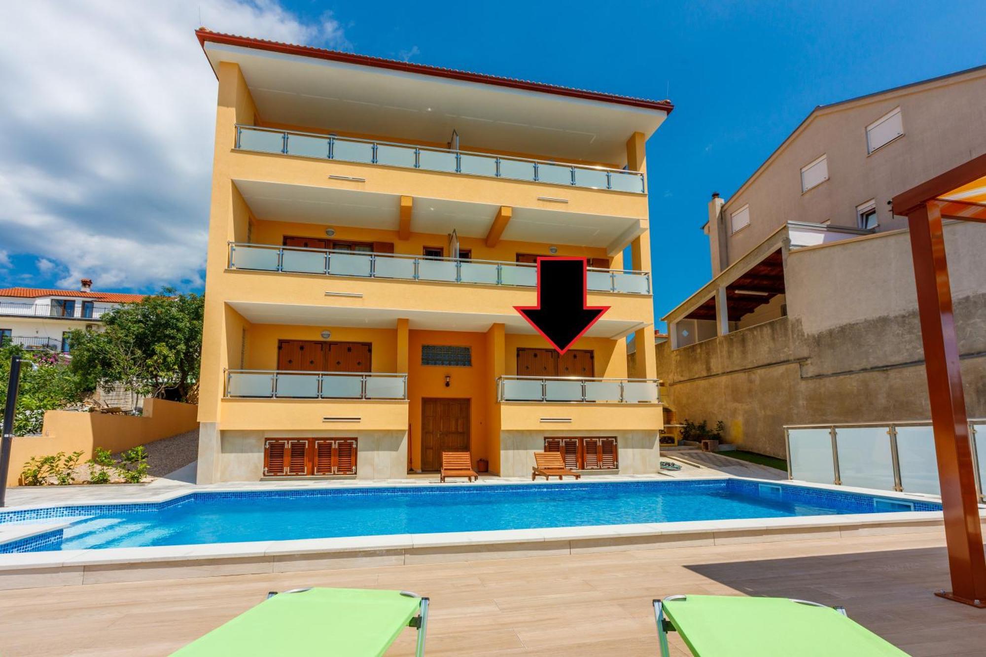 Апартаменти House View Новий Винодольський Екстер'єр фото