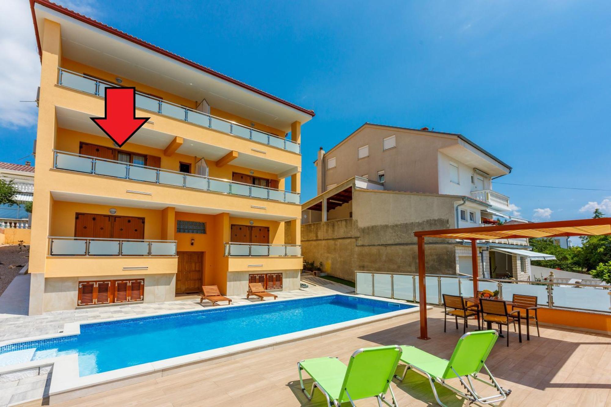 Апартаменти House View Новий Винодольський Екстер'єр фото